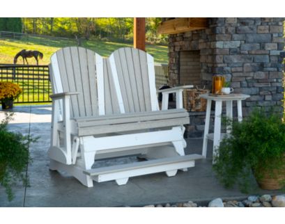 Amish Outdoors Adirondack Balcony Gliding Loves