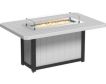 Amish Outdoors LuxCraft Lumin 79 Gray/Black Counter Height Fire Table small image number 1