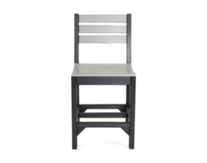 Amish Outdoors Island Gray/Black Counter Stool