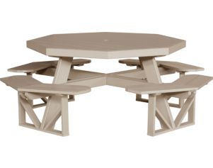 Amish Outdoors Octagonal Picnic Table