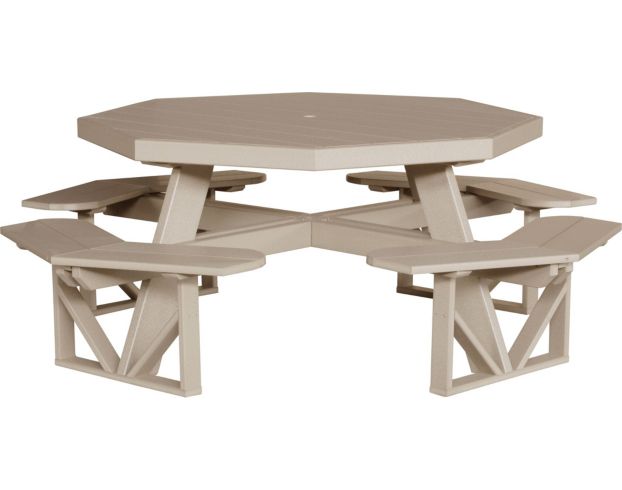 Amish Outdoors Octagonal Picnic Table large image number 1