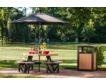 Amish Outdoors Black Octangonal Picnic Table small image number 2