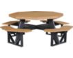 Amish Outdoors Two-Tone Octangonal Picnic Table small image number 1
