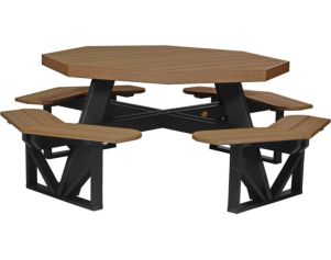 Amish Outdoors Two-Tone Octangonal Picnic Table