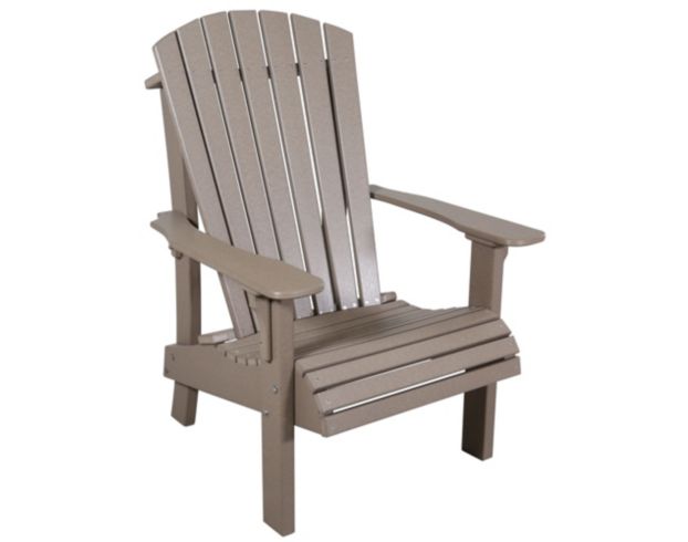 Amish Outdoors Royal Weatherwood Tall Adirondack Chair large image number 1