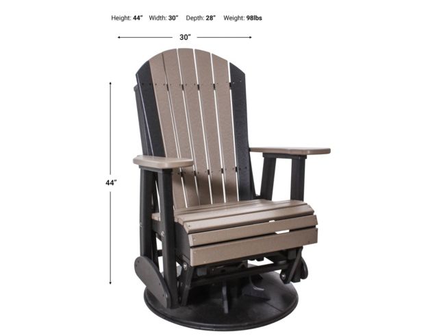 Outdoor chairs that swivel best sale and rock