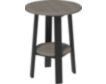 Amish Outdoors Deluxe 28-Inch Coastal Gray/Black Side Table small image number 1