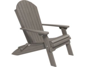 Amish Outdoors Coastal Gray Folding Adirondack Chair