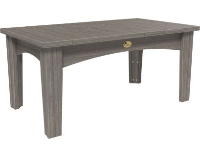 Amish Outdoors Island Coastal Gray Coffee Table