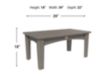 Amish Outdoors Island Coastal Gray Coffee Table small image number 2