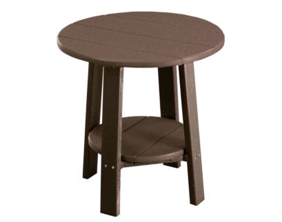 Amish Outdoors Deluxe 22-Inch Chestnut Side Table