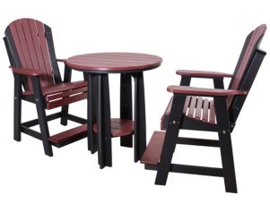 Amish Outdoors 2 Balcony Adirondack Chairs & Table