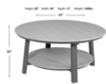 Amish Outdoors Deluxe Outdoor Coffee Table small image number 3