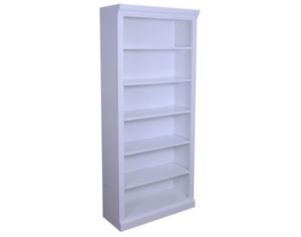 Kurio King JC White 72-Inch Bookcase