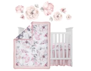 Lambs & Ivy Botanical Baby 4-Piece Crib Set
