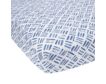 Lambs & Ivy Signature Crosshatch Navy Fitted Crib Sheet small image number 2