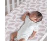 Lambs & Ivy Signature Taupe Leaves Fitted Crib Sheet small image number 4
