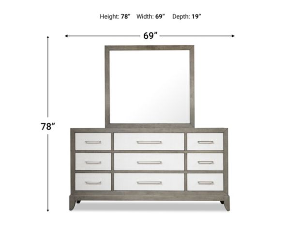 Legacy Classic Staycation Driftwood Dresser with Mirror large image number 7