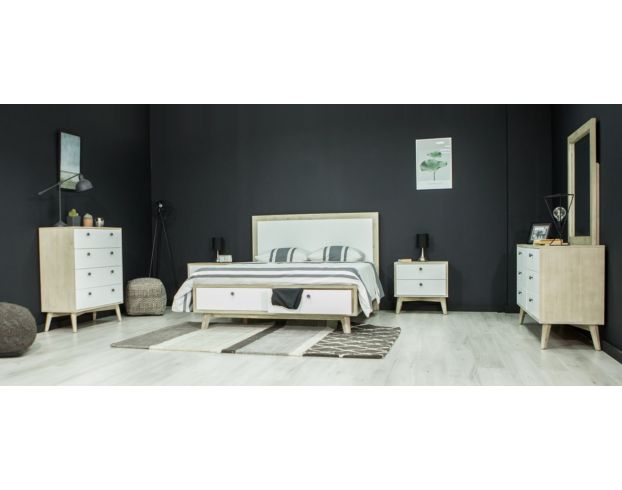 Lh Imports Ava 3-Piece Queen Bedroom Set large image number 1