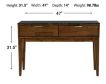 Lh Imports Allure Sofa Table small image number 11