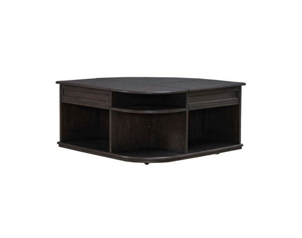 Liberty Furniture Industries, Inc. Wallace Aged Oak Dual Lift-Top Coffee Table large image number 4