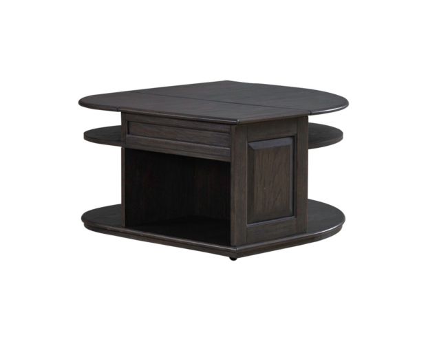 Liberty Furniture Industries, Inc. Wallace Aged Oak Dual Lift-Top Coffee Table large image number 5