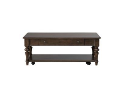 Liberty Furniture Industries, Inc. Arden Road Satin Cherry Rectangular Coffee Table