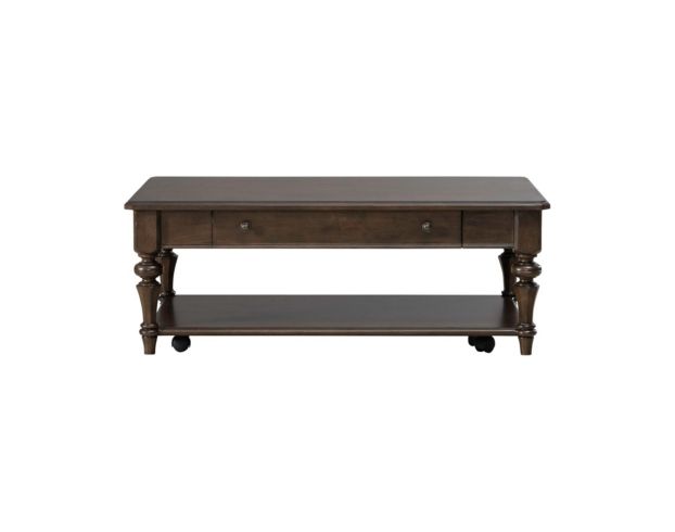 Liberty Furniture Industries, Inc. Arden Road Satin Cherry Rectangular Coffee Table large image number 2