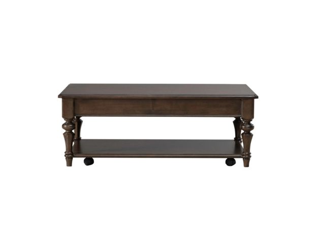 Liberty Furniture Industries, Inc. Arden Road Satin Cherry Rectangular Coffee Table large image number 5