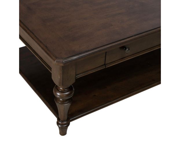 Liberty Furniture Industries, Inc. Arden Road Satin Cherry Rectangular Coffee Table large image number 9