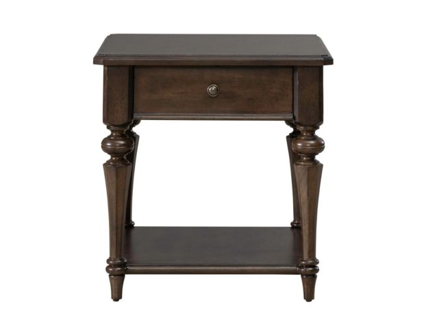 Liberty Furniture Industries, Inc. Arden Road Satin Cherry End Table large image number 1