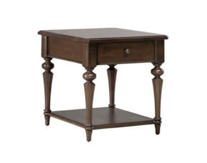 Liberty Furniture Industries, Inc. Arden Road Satin Cherry End Table