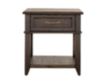 Liberty Furniture Industries, Inc. Mill Creek Peppercorn End Table small image number 1