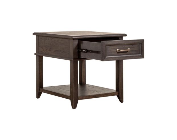 Liberty Furniture Industries, Inc. Mill Creek Peppercorn End Table large image number 5