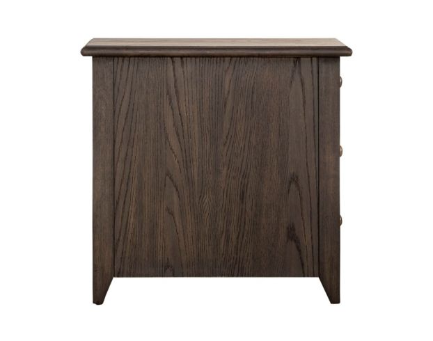 Liberty Furniture Industries, Inc. Mill Creek Peppercorn 3-Drawer Chairside Table large image number 4