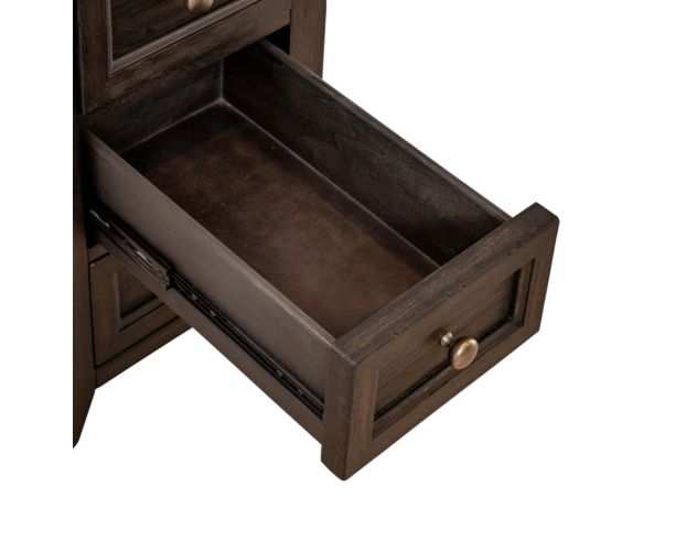 Liberty Furniture Industries, Inc. Mill Creek Peppercorn 3-Drawer Chairside Table large image number 7