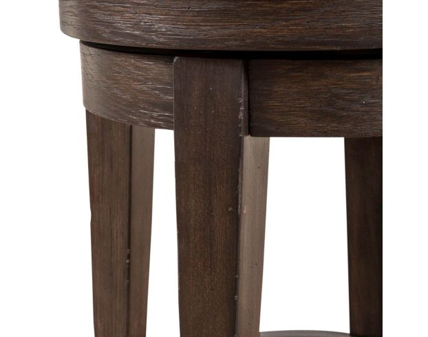 Liberty Furniture Industries, Inc. Mill Creek Peppercorn Console Swivel Stool large image number 6