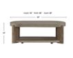 Liberty Furniture Industries, Inc. Affinity Dusty Taupe Oval Coffee Table small image number 9