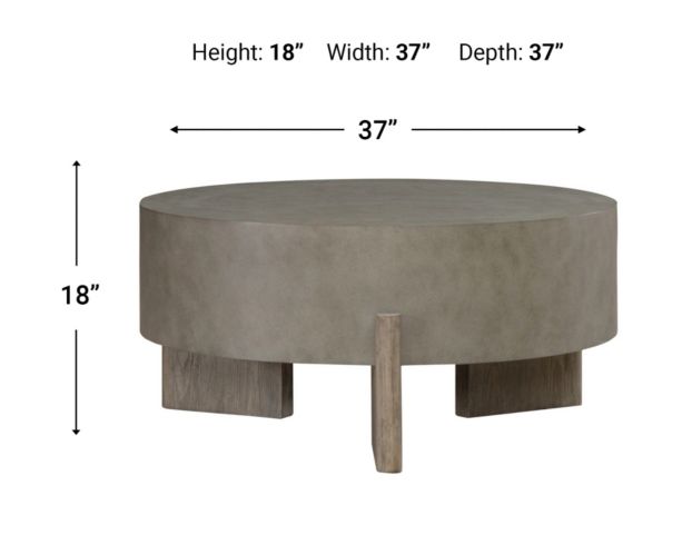 Liberty Furniture Industries, Inc. Affinity Dusty Taupe Round Coffee Table large image number 7