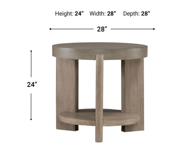 Liberty Furniture Industries, Inc. Affinity Dusty Taupe End Table large image number 6