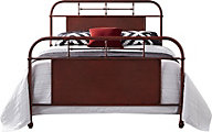 Liberty Vintage Series Red Twin Metal Bed