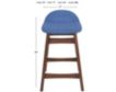 Liberty Space Savers Blue Counter Stool small image number 3