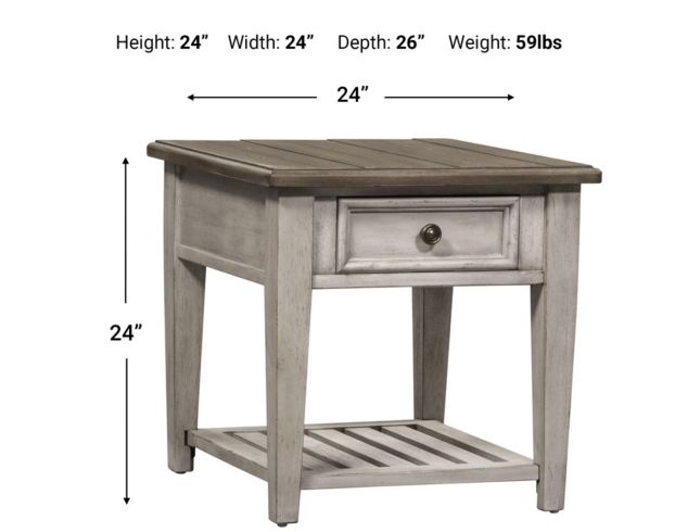 Liberty Heartland End Table large image number 5