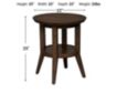 Liberty Round Ventura Boulevard End Table small image number 9