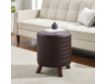 Linon Peat Brown Ottoman small image number 2