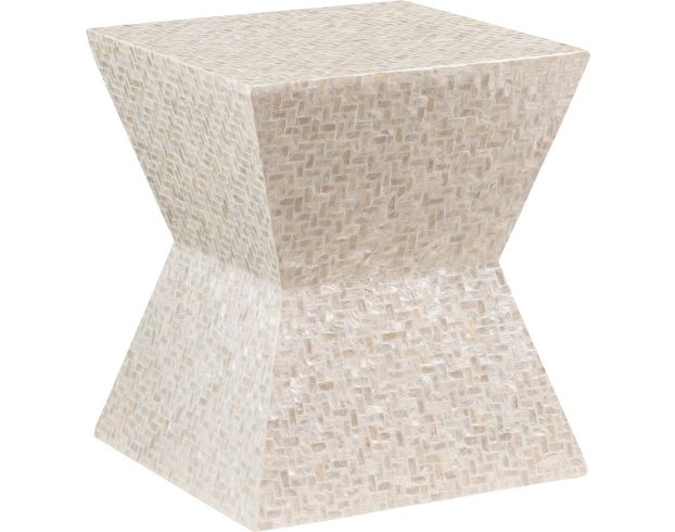 Linon Capiz Accent Table large image number 1