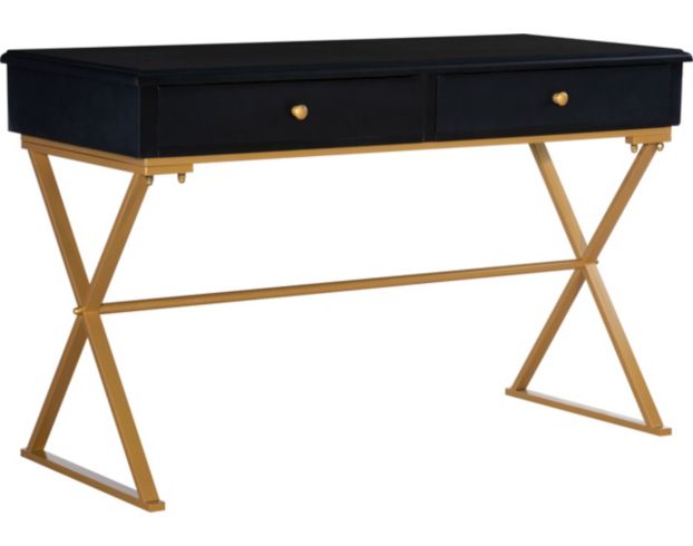 Linon Emma Black Desk large image number 1