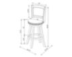 Linon Melrose Barstool small image number 5