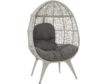 Linon Indah Grey Round Chair small image number 1