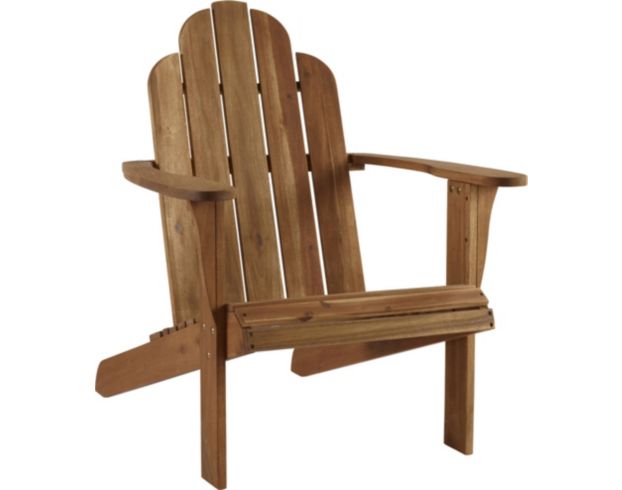 Linon Outdoor Adirondack Brown Chair large image number 1